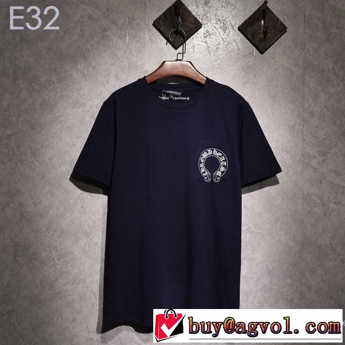 春夏！大人カジュアル 2019春夏も引き続きトレンド クロムハーツ CHROME HEARTS 半袖Tシャツ 男女兼用