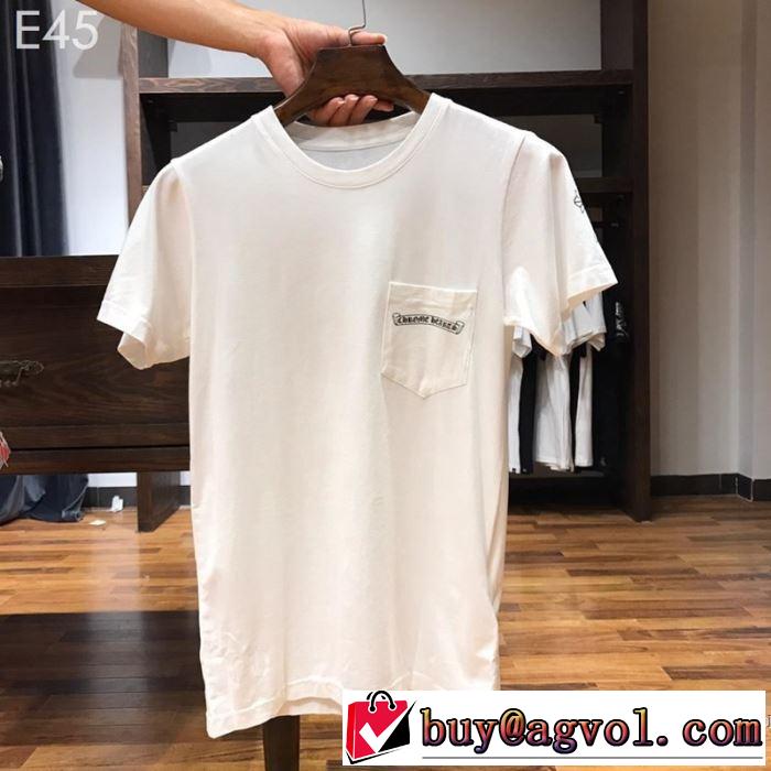 男女兼用 2色可選   クロムハーツ CHROME HEARTS 半袖Tシャツ 2019年最新ファッション 夏先に大活躍する