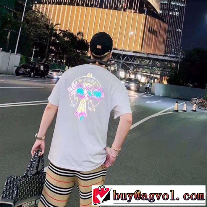 2色可選 男女兼用 【2019春夏】最新コレクション 今っぽく新作アイテム クロムハーツ CHROME HEARTS 半袖Tシャツ