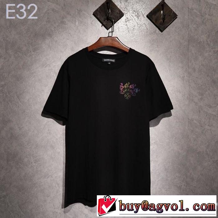 クロムハーツ CHROME HEARTS 半袖Tシャツ 2色可選 男女兼用 2019年最新ファッション 今期のトレンド定番アイテム