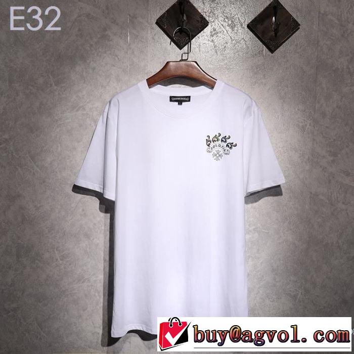 クロムハーツ CHROME HEARTS 半袖Tシャツ 2色可選 男女兼用 2019年最新ファッション 今期のトレンド定番アイテム