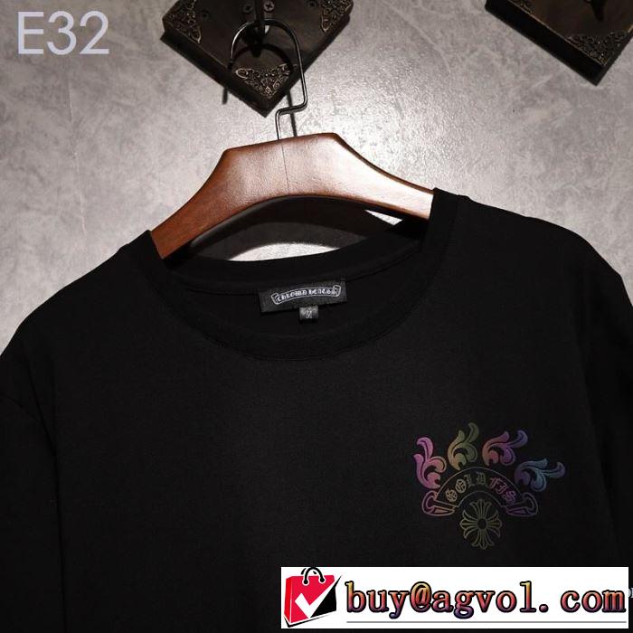 クロムハーツ CHROME HEARTS 半袖Tシャツ 2色可選 男女兼用 2019年最新ファッション 今期のトレンド定番アイテム