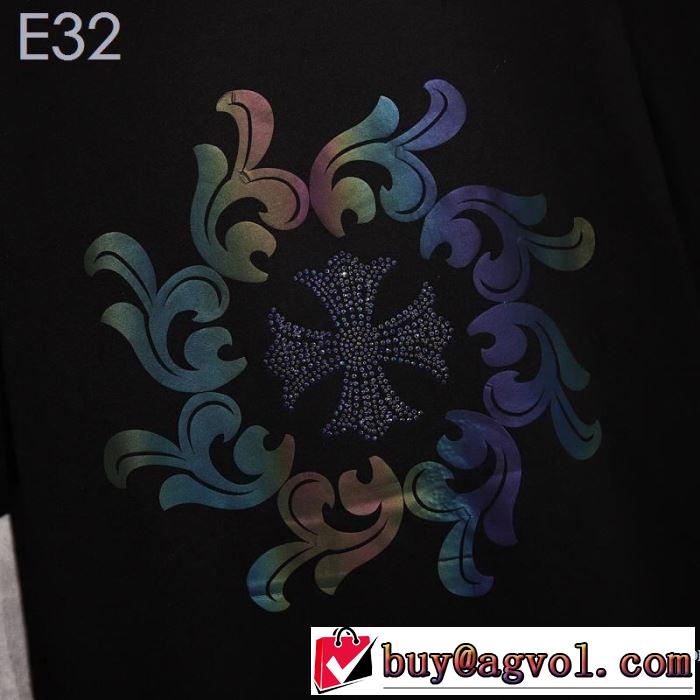 クロムハーツ CHROME HEARTS 半袖Tシャツ 2色可選 男女兼用 2019年最新ファッション 今期のトレンド定番アイテム