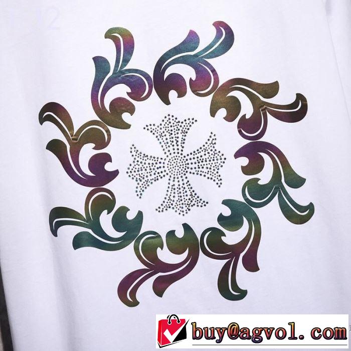 クロムハーツ CHROME HEARTS 半袖Tシャツ 2色可選 男女兼用 2019年最新ファッション 今期のトレンド定番アイテム