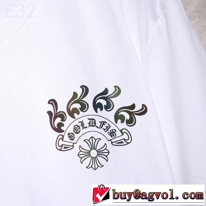 クロムハーツ CHROME HEARTS 半袖Tシャツ 2色可選 男女兼用 2019年最新ファッション 今期のトレンド定番アイテム