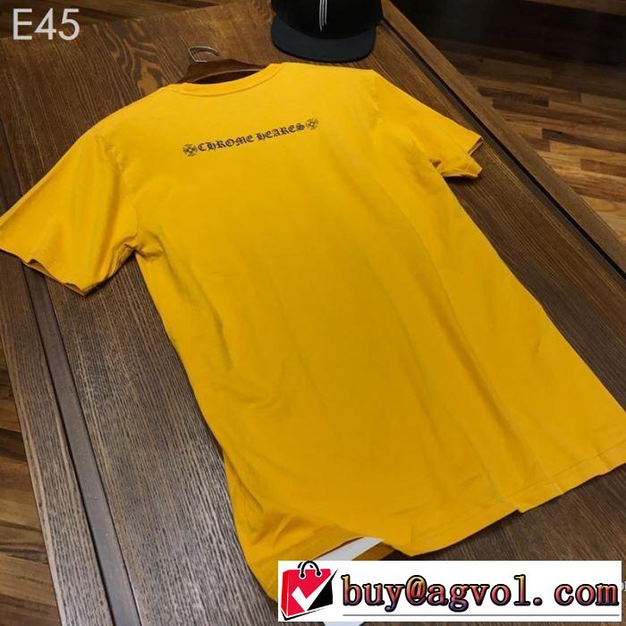 大人カジュアル夏ファッション2019 クロムハーツ CHROME HEARTS 半袖Tシャツ 男女兼用 特に夏は人気アイテム