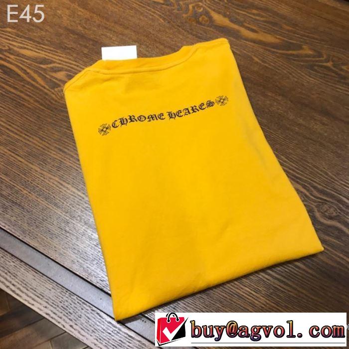 大人カジュアル夏ファッション2019 クロムハーツ CHROME HEARTS 半袖Tシャツ 男女兼用 特に夏は人気アイテム