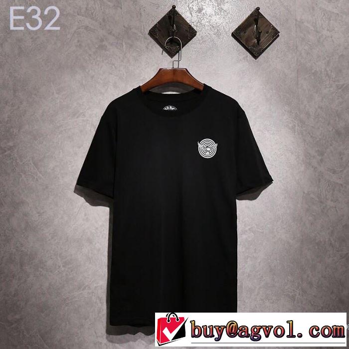 男女兼用 2色可選 クロムハーツ CHROME HEARTS 半袖Tシャツ 2019年夏の一押しファッションアイテム 夏らしい季節感