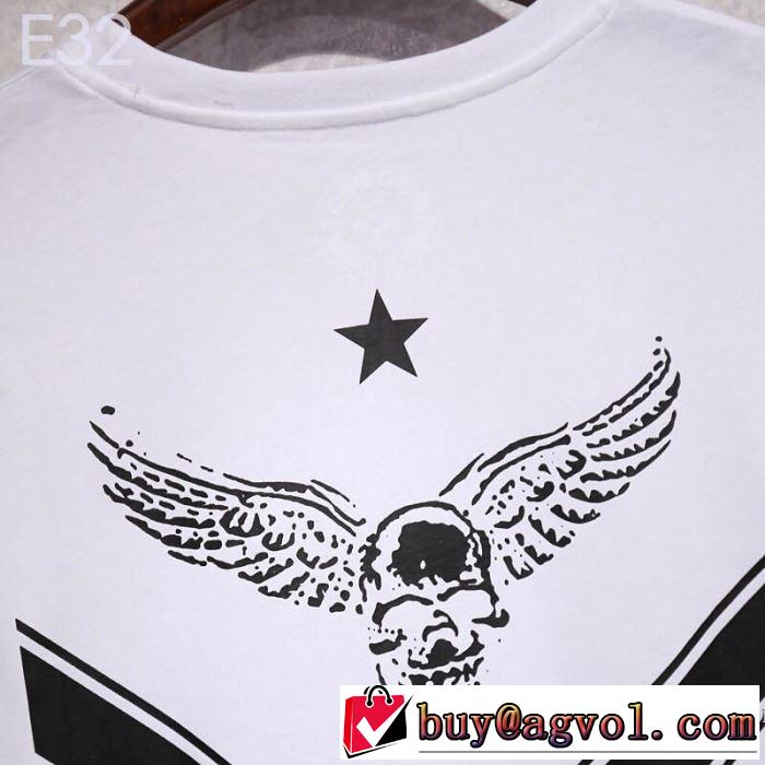 男女兼用 2色可選 クロムハーツ CHROME HEARTS 半袖Tシャツ 2019年夏の一押しファッションアイテム 夏らしい季節感