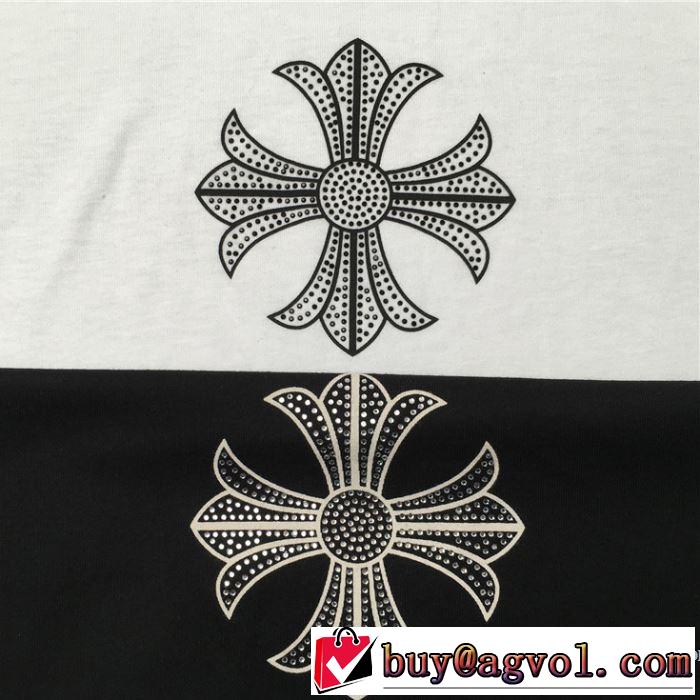 クロムハーツ CHROME HEARTS 半袖Tシャツ 2色可選 男女兼用 春夏らしい爽やかさ 2019春夏人気トレンドアイテム
