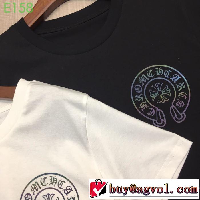 男女兼用 2色可選 【2019春夏】最新コレクション 今季のトレンド人気新作 クロムハーツ CHROME HEARTS 半袖Tシャツ