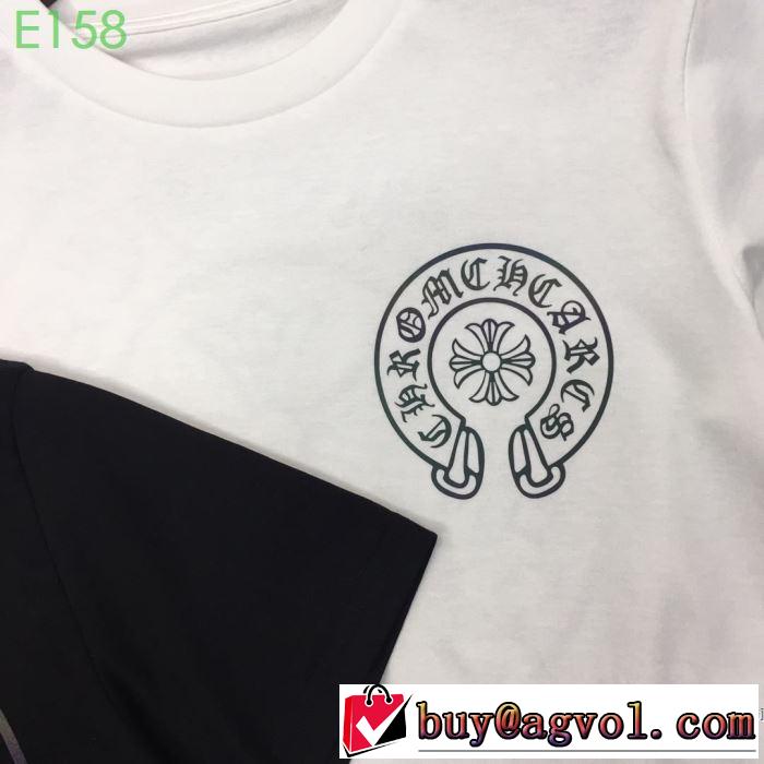 男女兼用 2色可選 【2019春夏】最新コレクション 今季のトレンド人気新作 クロムハーツ CHROME HEARTS 半袖Tシャツ