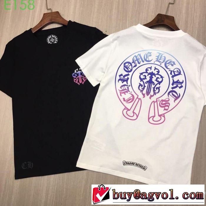 今シーズン人気のアイテム クロムハーツ CHROME HEARTS 半袖Tシャツ 2色可選  2019春夏も引き続き人気セール