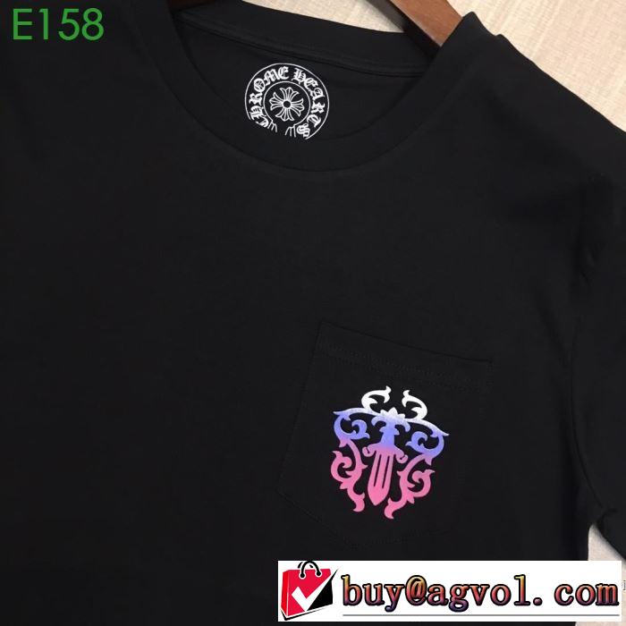 今シーズン人気のアイテム クロムハーツ CHROME HEARTS 半袖Tシャツ 2色可選  2019春夏も引き続き人気セール