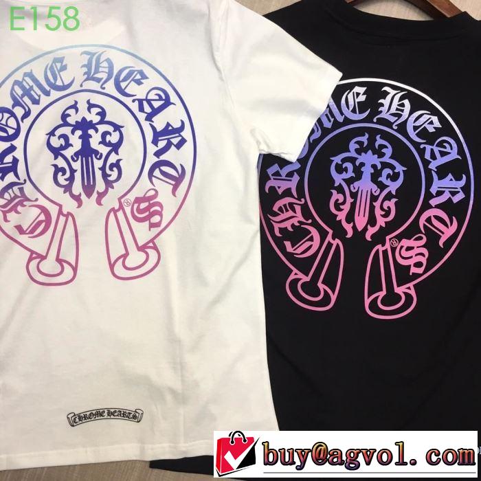 今シーズン人気のアイテム クロムハーツ CHROME HEARTS 半袖Tシャツ 2色可選  2019春夏も引き続き人気セール