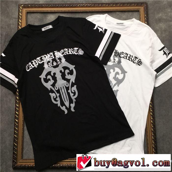 2色可選 男女兼用 クロムハーツ CHROME HEARTS 半袖Tシャツ  《2019年》今、注目のストリート この夏は注目新作