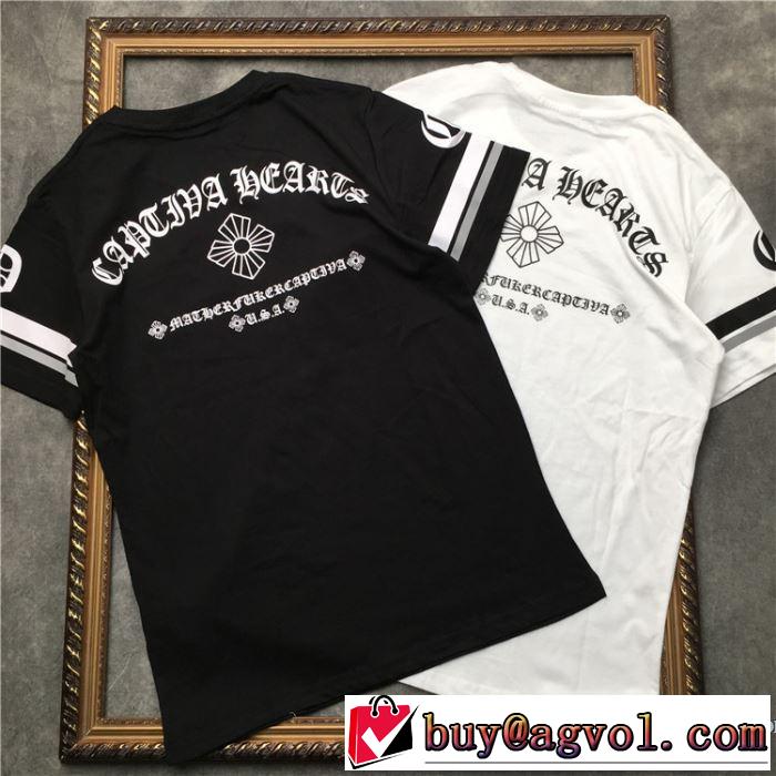 2色可選 男女兼用 クロムハーツ CHROME HEARTS 半袖Tシャツ  《2019年》今、注目のストリート この夏は注目新作
