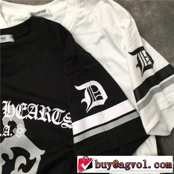 2色可選 男女兼用 クロムハーツ CHROME HEARTS 半袖Tシャツ  《2019年》今、注目のストリート この夏は注目新作