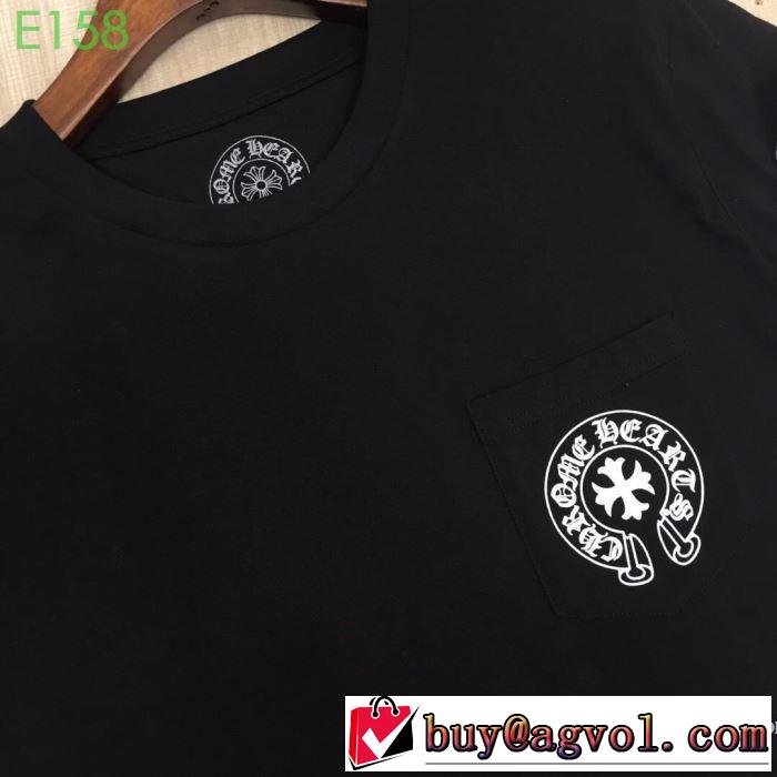 クロムハーツ CHROME HEARTS 半袖Tシャツ 2色可選 男女兼用 定番のスタイル春夏限定 2019年の春夏に着たい