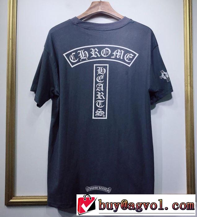 クロムハーツ CHROME HEARTS 半袖Tシャツ 2019春夏人気トレンドアイテム 優しい雰囲気スタイリッシュに