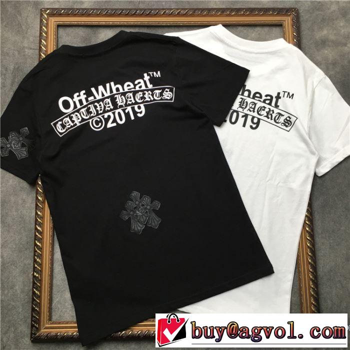 2色可選 男女兼用クロムハーツ CHROME HEARTS 半袖Tシャツ 《2019年》今、注目のストリート 海外セレブは大人気