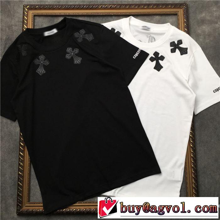人気ストリートブランド新品 クロムハーツ CHROME HEARTS 半袖Tシャツ 2色可選 男女兼用 2019SSのトレンド商品