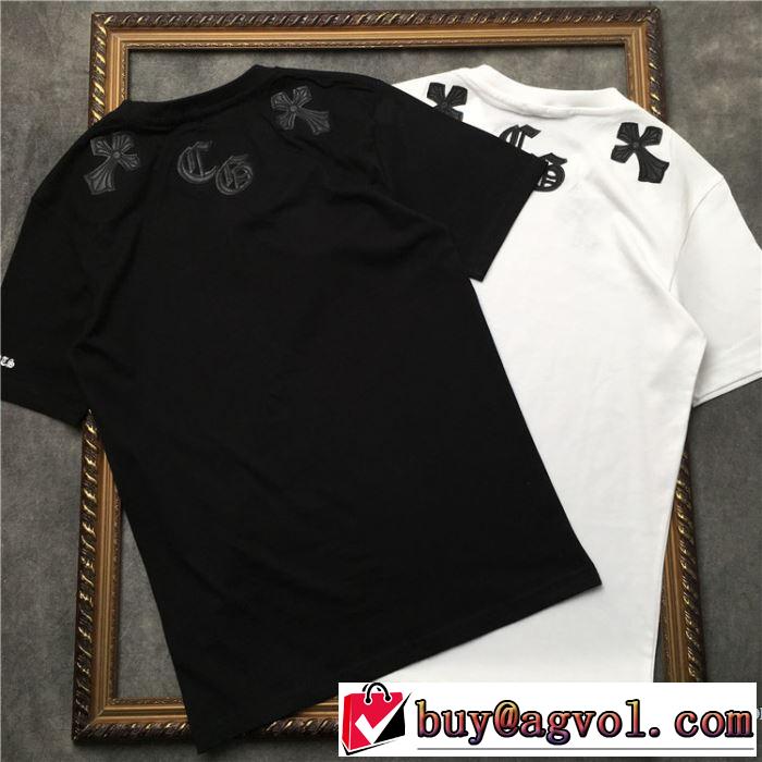 人気ストリートブランド新品 クロムハーツ CHROME HEARTS 半袖Tシャツ 2色可選 男女兼用 2019SSのトレンド商品