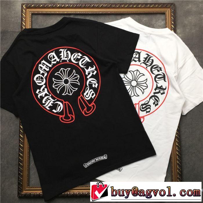 2019年春夏シーズンの人気 毎年トレンドアイテムが出る ロムハーツ CHROME HEARTS 半袖Tシャツ 2色可選 男女兼用