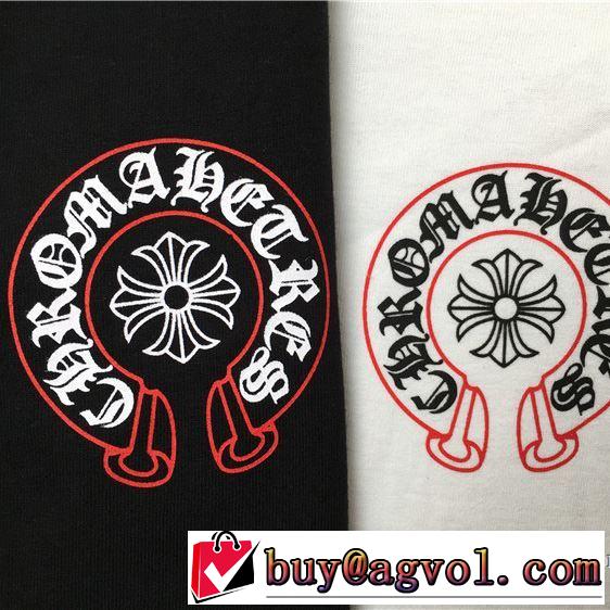 2019年春夏シーズンの人気 毎年トレンドアイテムが出る ロムハーツ CHROME HEARTS 半袖Tシャツ 2色可選 男女兼用
