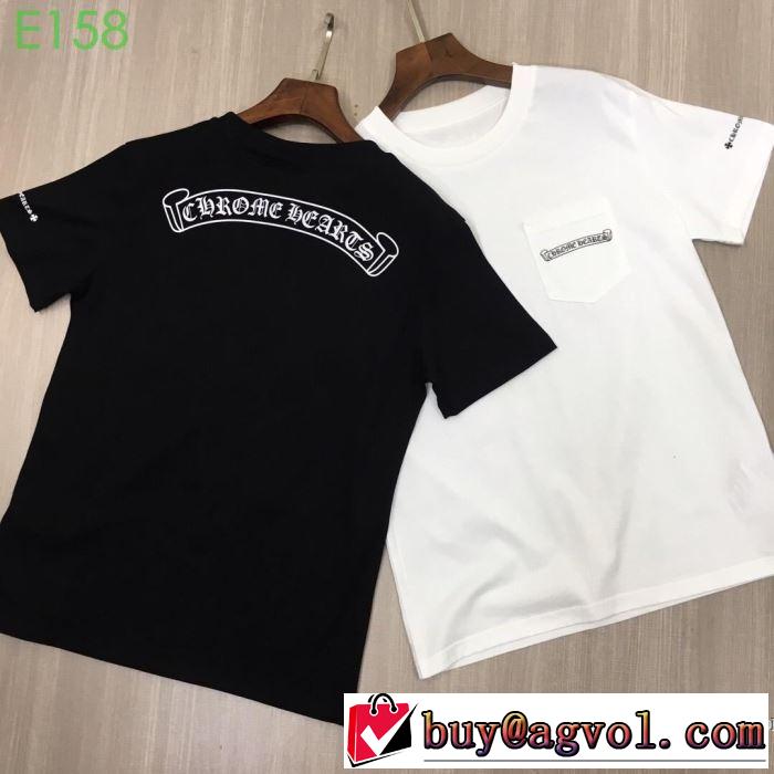 クロムハーツ CHROME HEARTS 半袖Tシャツ 2色可選  2019春夏も引き続きトレンド 素敵なスタイルで夏の定番