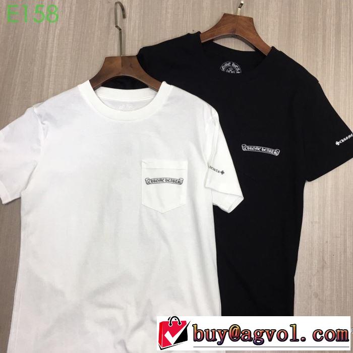 クロムハーツ CHROME HEARTS 半袖Tシャツ 2色可選  2019春夏も引き続きトレンド 素敵なスタイルで夏の定番