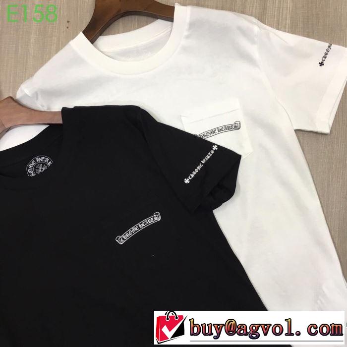 クロムハーツ CHROME HEARTS 半袖Tシャツ 2色可選  2019春夏も引き続きトレンド 素敵なスタイルで夏の定番