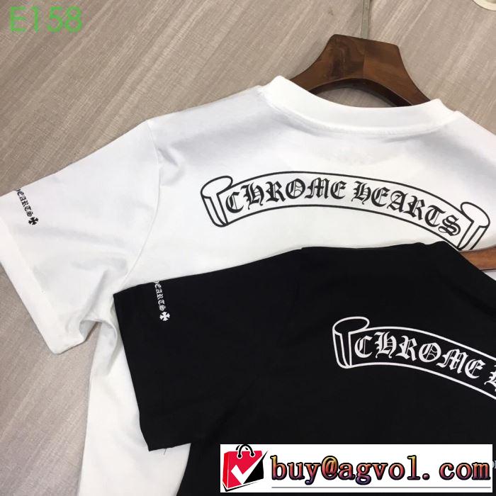 クロムハーツ CHROME HEARTS 半袖Tシャツ 2色可選  2019春夏も引き続きトレンド 素敵なスタイルで夏の定番