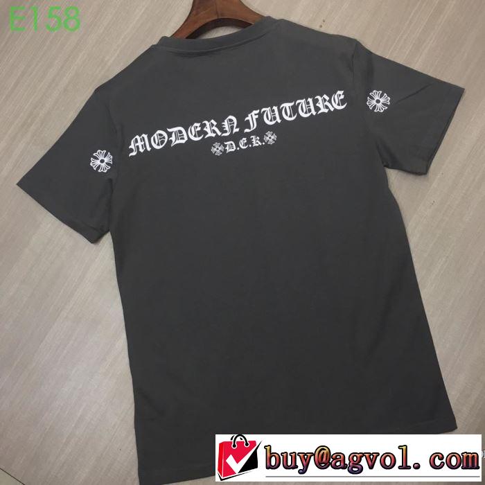 大人の可愛さを引き立て 2019年春夏流行ファッション クロムハーツ CHROME HEARTS 半袖Tシャツ 男女兼用