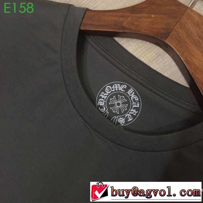 大人の可愛さを引き立て 2019年春夏流行ファッション クロムハーツ CHROME HEARTS 半袖Tシャツ 男女兼用