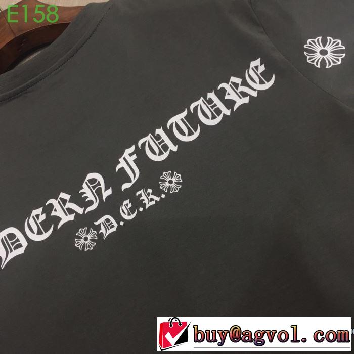 大人の可愛さを引き立て 2019年春夏流行ファッション クロムハーツ CHROME HEARTS 半袖Tシャツ 男女兼用