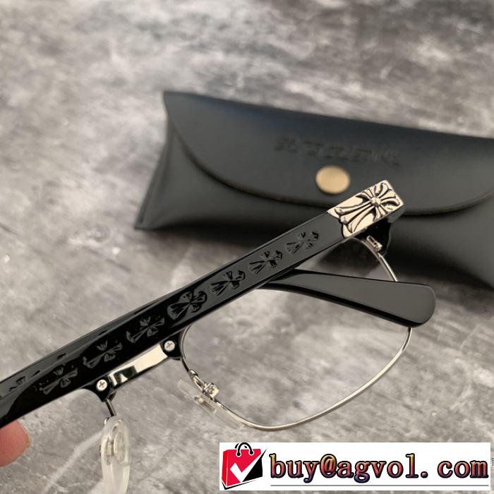 【2019春夏】最新コレクション 今っぽく新作アイテム クロムハーツ CHROME HEARTS 眼鏡 3色可選