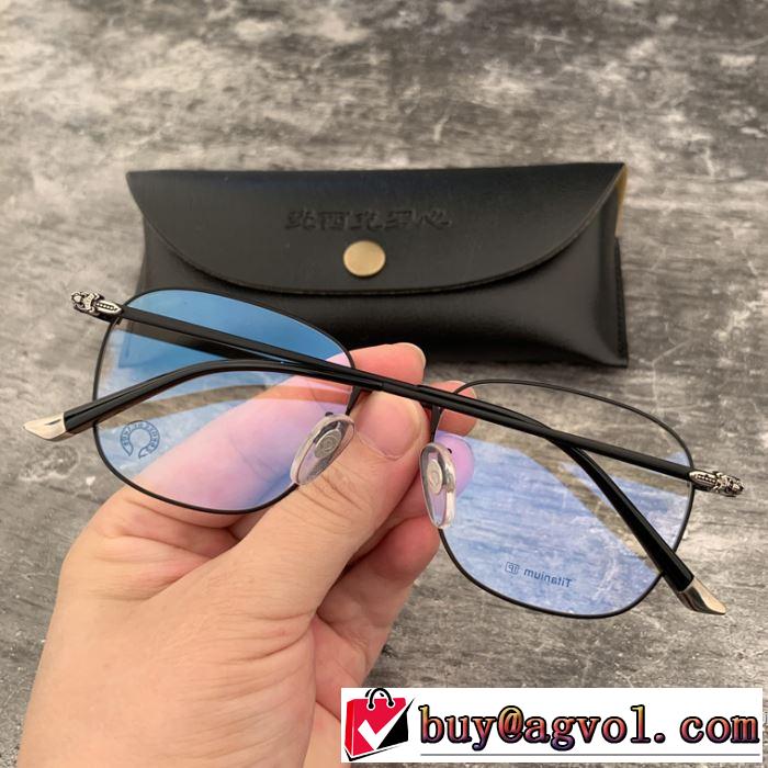 2019年最新ファッション 春夏シンプルファッションでOK！ クロムハーツ CHROME HEARTS 眼鏡 3色可選