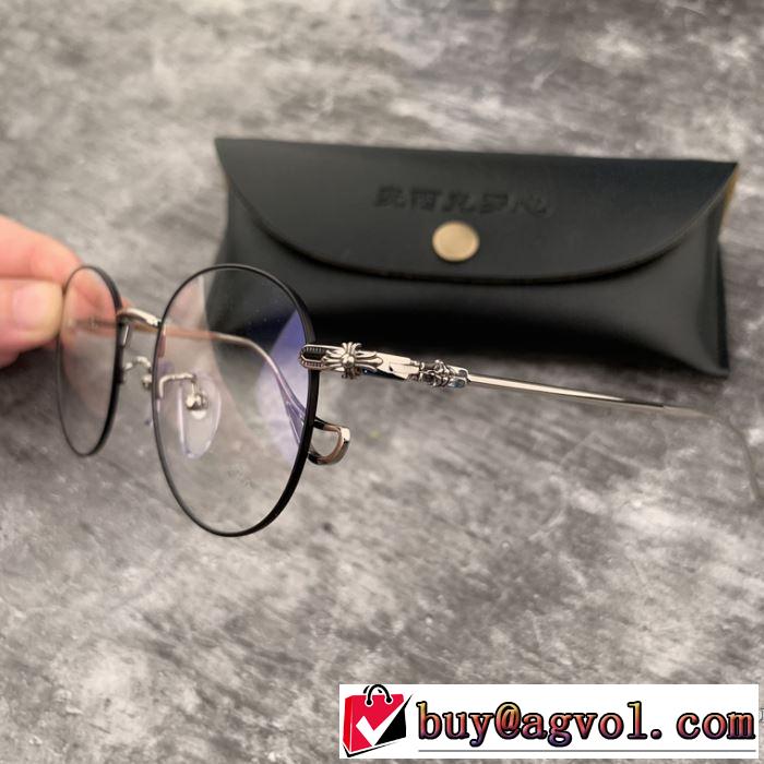 クロムハーツ CHROME HEARTS 眼鏡 3色可選 2019年春夏のトレンドアイテム 夏らしい爽やかさ