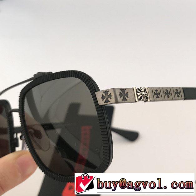 サングラス 4色可選 人気ストリートブランド新品 春夏の流行り2019新品 クロムハーツ CHROME HEARTS