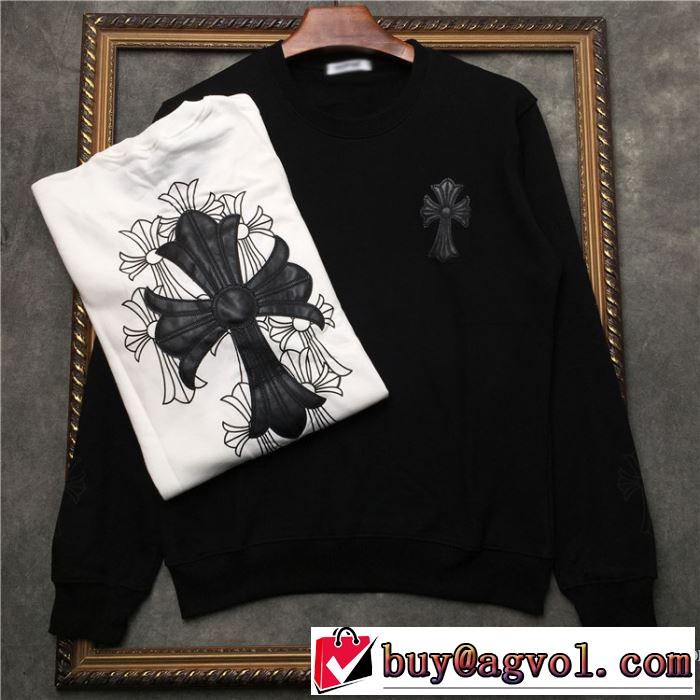 2019即旬な装いに 定番のスタイル春夏限定 クロムハーツ CHROME HEARTS 長袖Tシャツ 2色可選 男女兼用