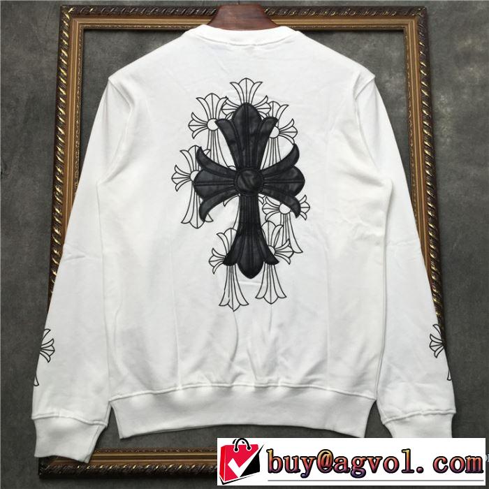 2019即旬な装いに 定番のスタイル春夏限定 クロムハーツ CHROME HEARTS 長袖Tシャツ 2色可選 男女兼用