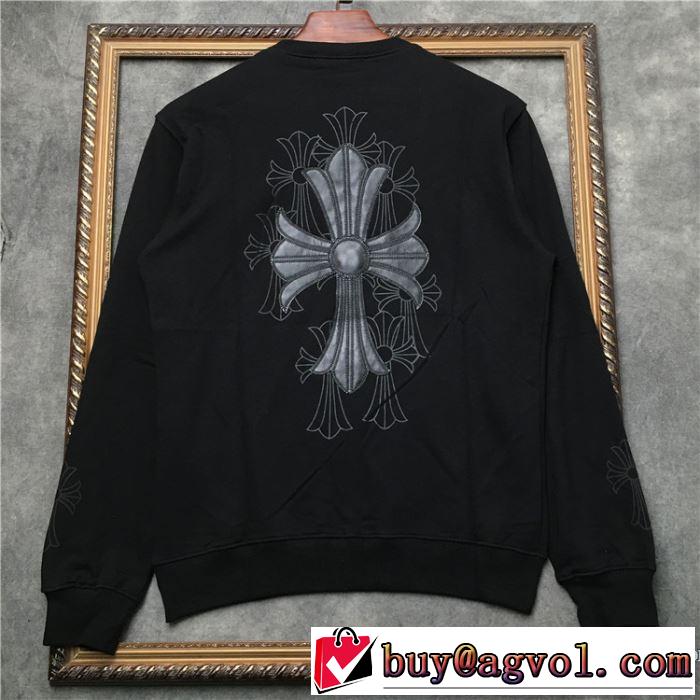 2019即旬な装いに 定番のスタイル春夏限定 クロムハーツ CHROME HEARTS 長袖Tシャツ 2色可選 男女兼用