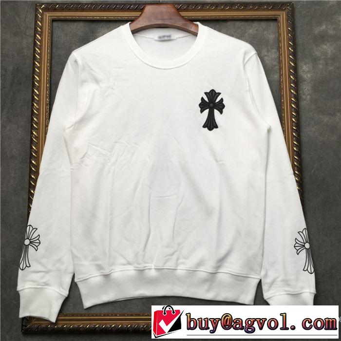 2019即旬な装いに 定番のスタイル春夏限定 クロムハーツ CHROME HEARTS 長袖Tシャツ 2色可選 男女兼用