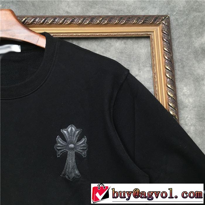 2019即旬な装いに 定番のスタイル春夏限定 クロムハーツ CHROME HEARTS 長袖Tシャツ 2色可選 男女兼用