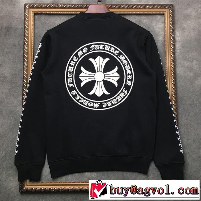 男女兼用 2色可選 【2019年】夏のファッション 着るだけで上品なスタイル クロムハーツ CHROME HEARTS 長袖Tシャツ