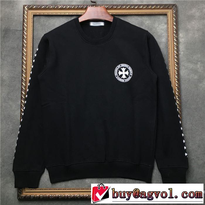 男女兼用 2色可選 【2019年】夏のファッション 着るだけで上品なスタイル クロムハーツ CHROME HEARTS 長袖Tシャツ