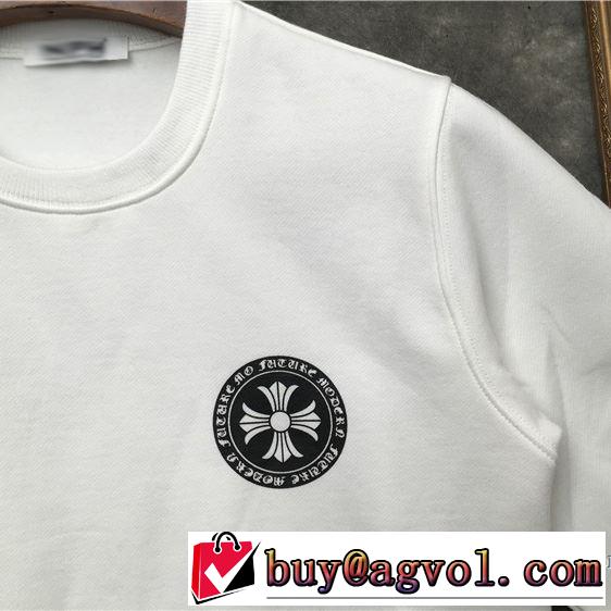 男女兼用 2色可選 【2019年】夏のファッション 着るだけで上品なスタイル クロムハーツ CHROME HEARTS 長袖Tシャツ