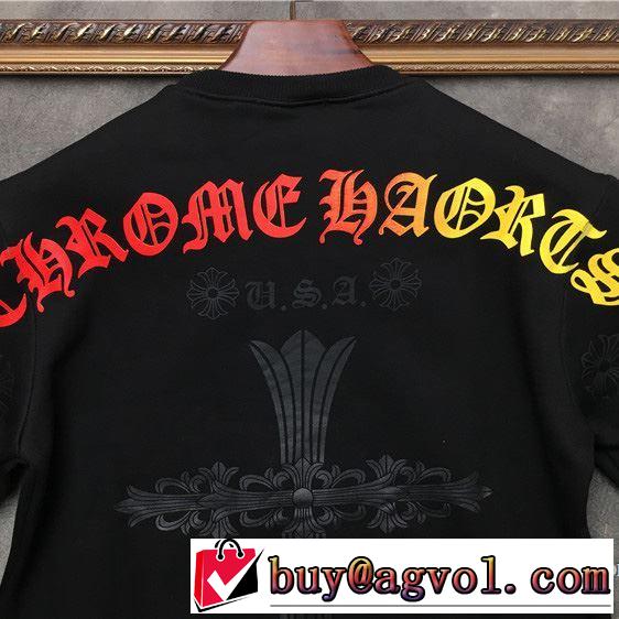 2色可選 男女兼用 今季は特に注目ファション 2019春夏トレンドアイテム クロムハーツ CHROME HEARTS 長袖Tシャツ