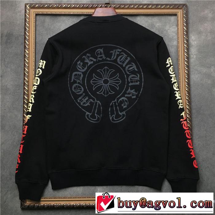 2019年春夏流行ファッション 大人の可愛さを引き立て クロムハーツ CHROME HEARTS 長袖Tシャツ 男女兼用